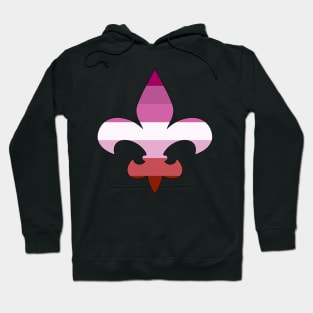 Fleur De Lis Lesbian Pride! Hoodie